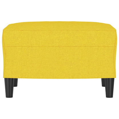 Voetenbank 60X50X41 Cm Stof Geel