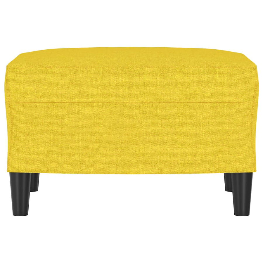 Voetenbank 60X50X41 Cm Stof Geel