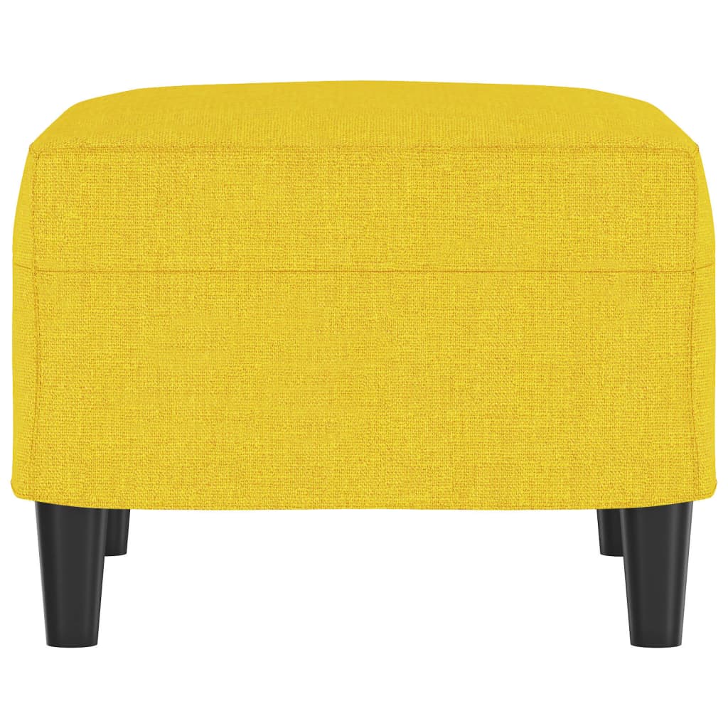 Voetenbank 60X50X41 Cm Stof Geel