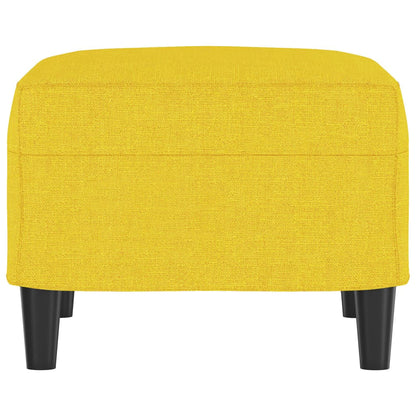 Voetenbank 60X50X41 Cm Stof Geel