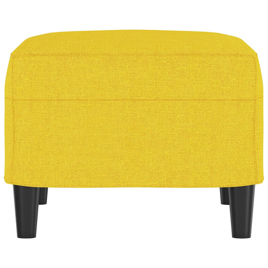 Voetenbank 60X50X41 Cm Stof Geel