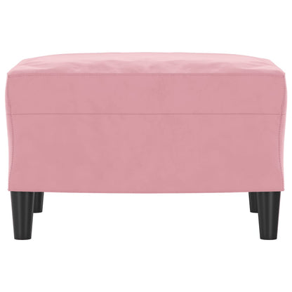 Voetenbank Fluweel 60 x 50 x 41 cm Roze