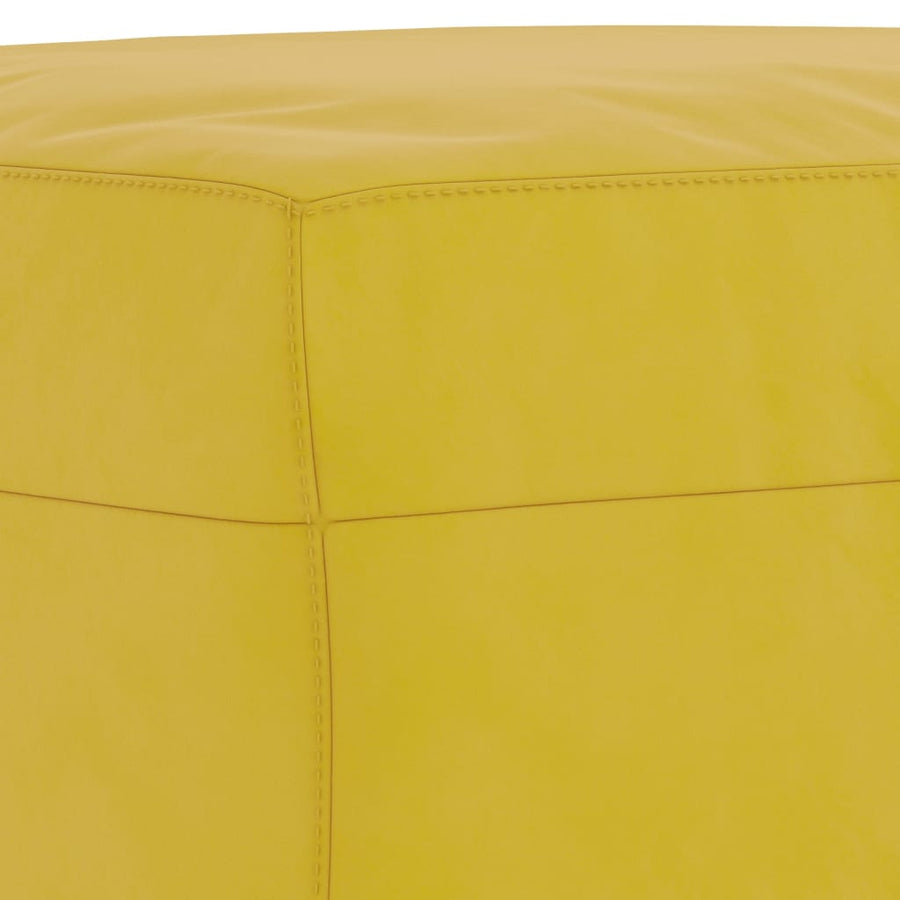 Voetenbank 60X50X41 Cm Fluweel Geel