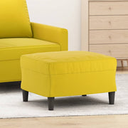 Footstool 60x50x41 cm velvet yellow