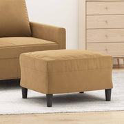 Footstool 60x50x41 cm velvet brown