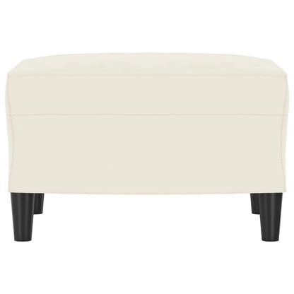 Voetenbank Fluweel Kleurig 1 60 x 50 x 41 cm Crème
