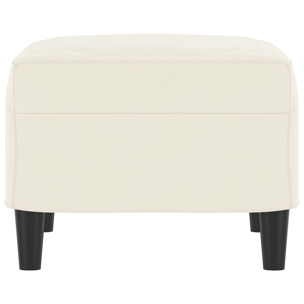 Voetenbank Fluweel Kleurig 1 60 x 50 x 41 cm Crème