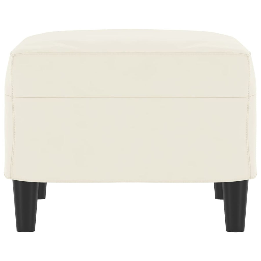 Voetenbank Fluweel Kleurig 1 60 x 50 x 41 cm Crème