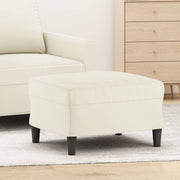 Footstool 60x50x41 cm velvet cream