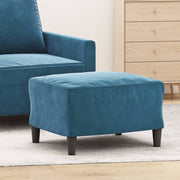 Footstool 60x50x41 cm velvet blue
