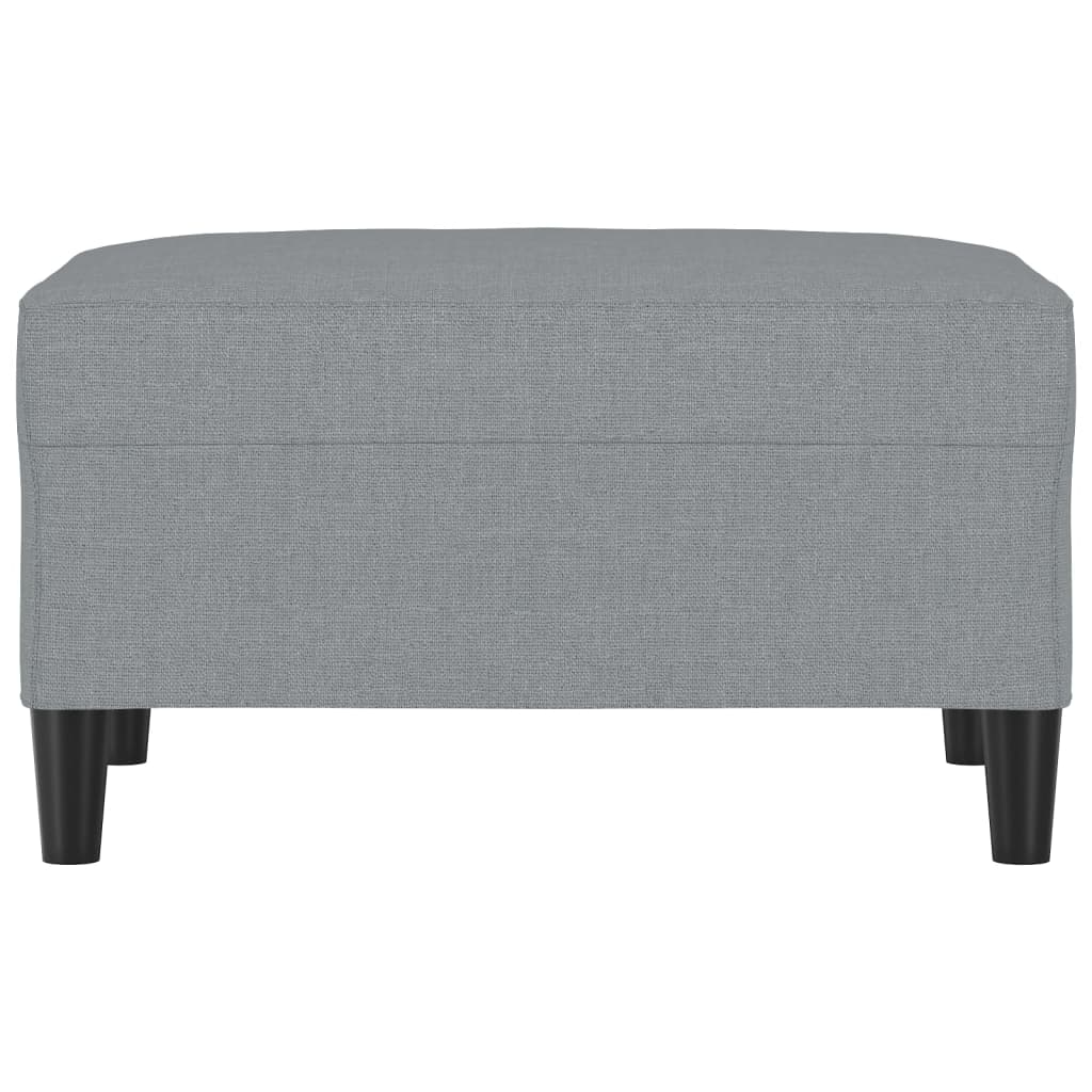 Voetenbank Stof 70 x 55 x 41 cm Lichtgrijs