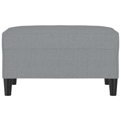 Voetenbank Stof 70 x 55 x 41 cm Lichtgrijs