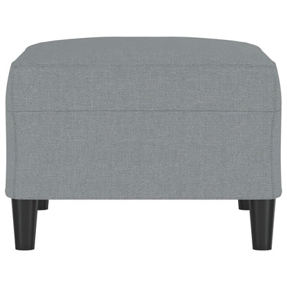Voetenbank Stof 70 x 55 x 41 cm Lichtgrijs