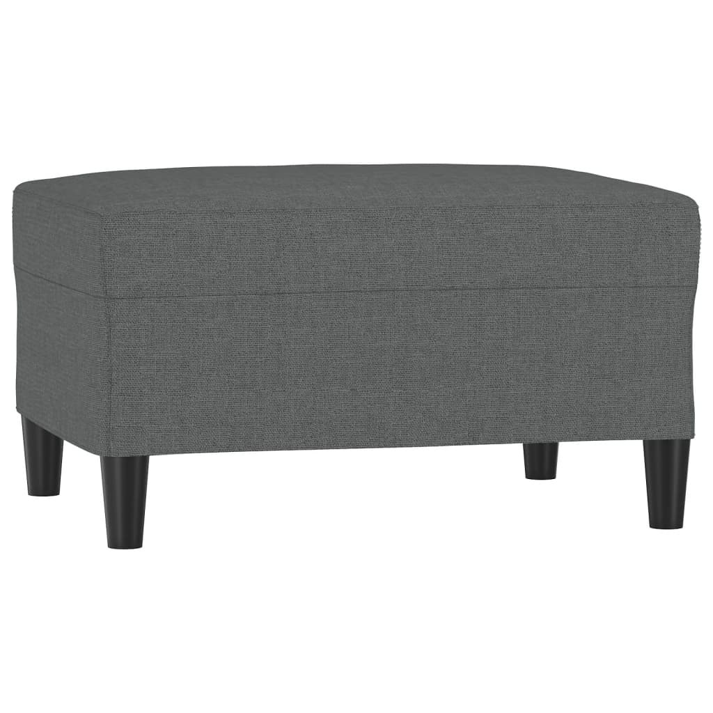 Voetenbank Stof 70 x 55 x 41 cm Donkergrijs