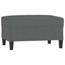 Voetenbank Stof 70 x 55 x 41 cm Donkergrijs