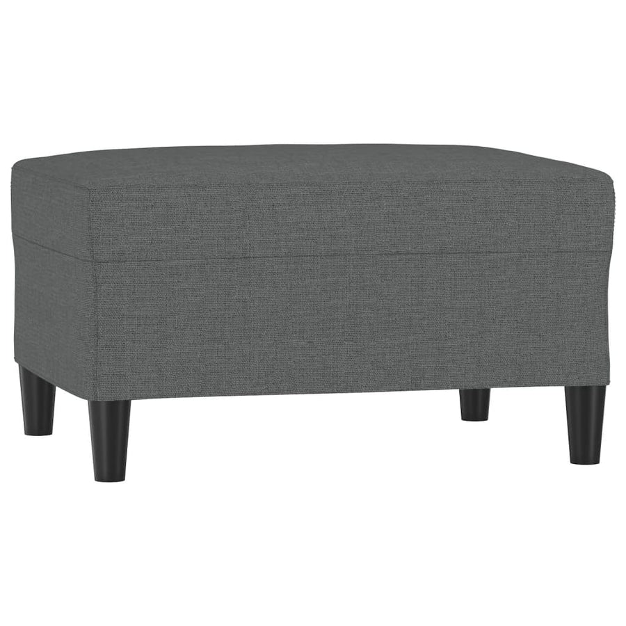 Voetenbank Stof 70 x 55 x 41 cm Donkergrijs