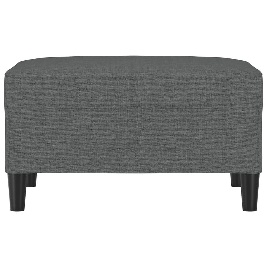 Voetenbank Stof 70 x 55 x 41 cm Donkergrijs