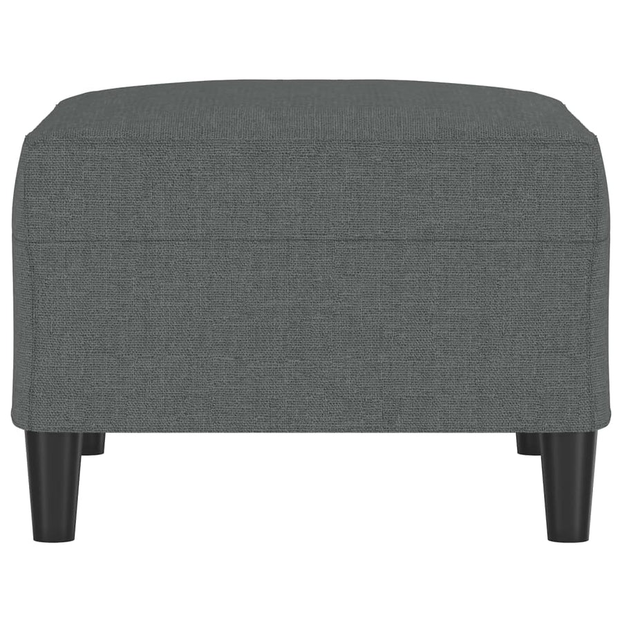 Voetenbank Stof 70 x 55 x 41 cm Donkergrijs