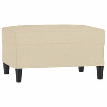 Voetenbank 70X55X41 Cm Stof Crèmekleurig