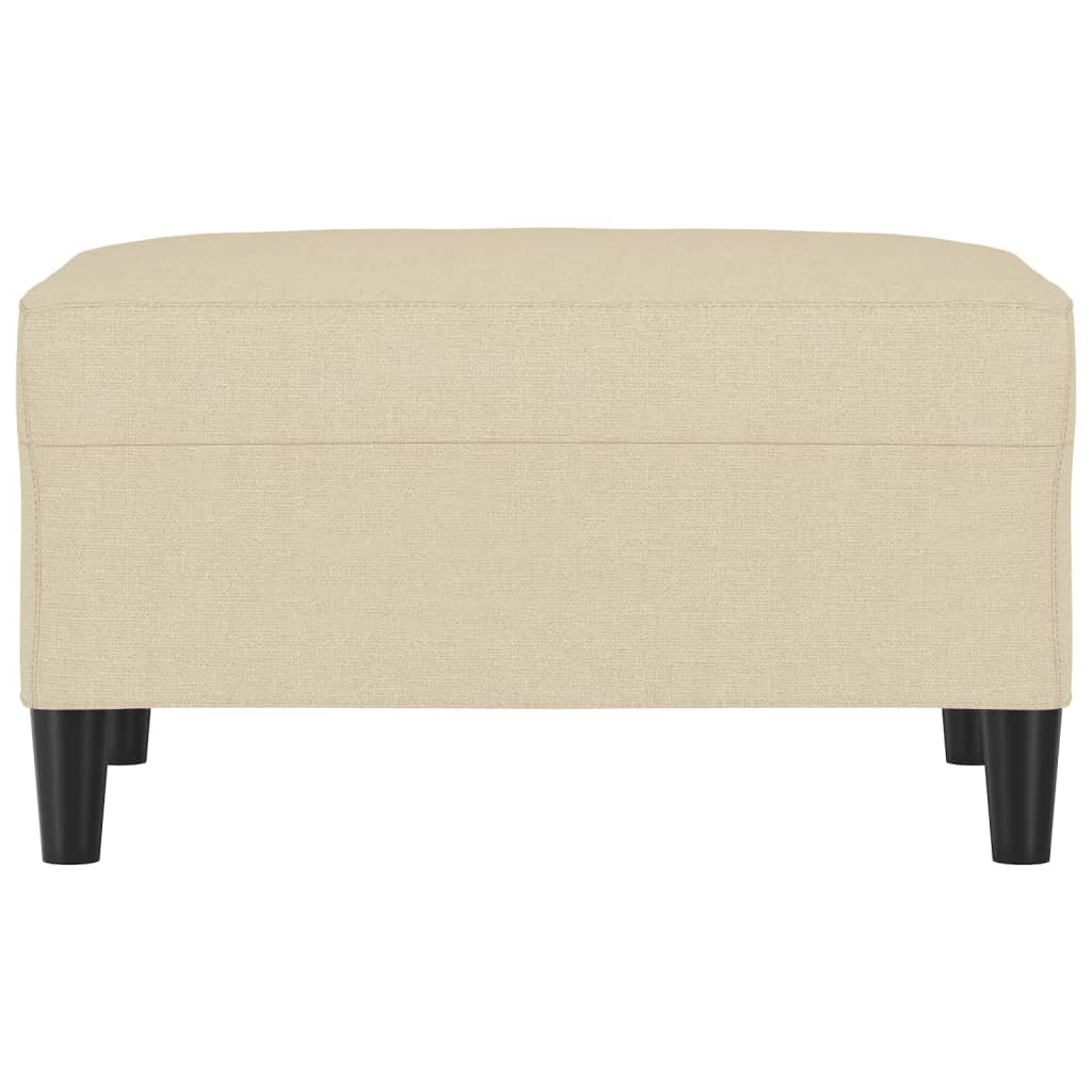 Voetenbank 70X55X41 Cm Stof Crèmekleurig