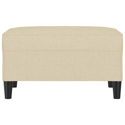 Voetenbank 70X55X41 Cm Stof Crèmekleurig
