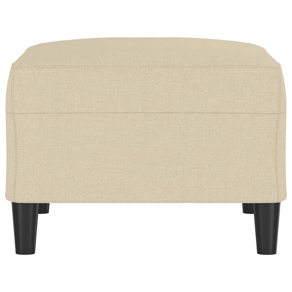 Voetenbank 70X55X41 Cm Stof Crèmekleurig