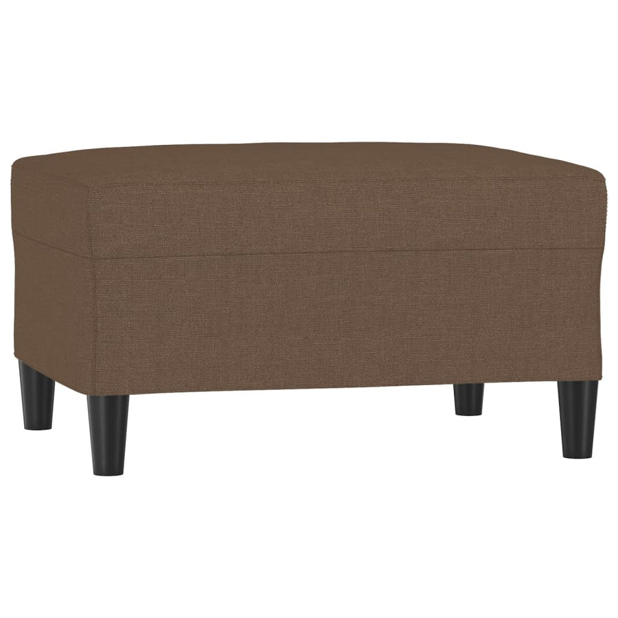 Voetenbank Stof 70 x 55 x 41 cm Bruin