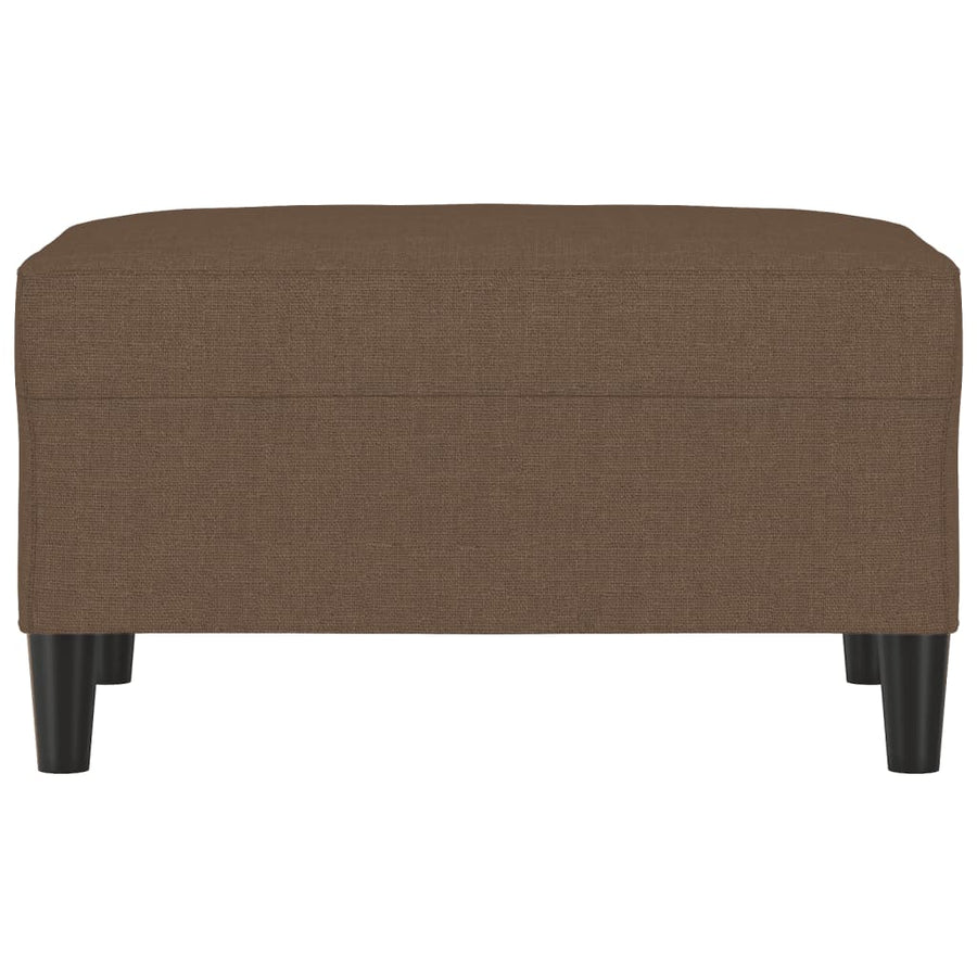 Voetenbank Stof 70 x 55 x 41 cm Bruin