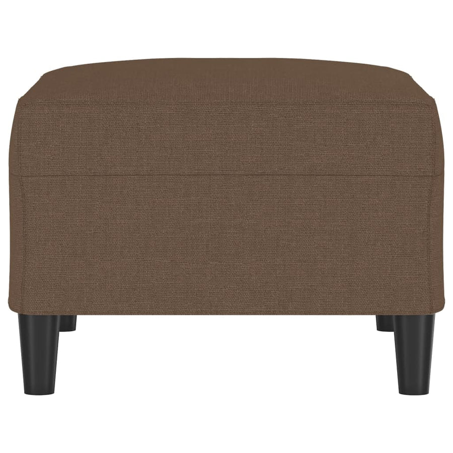 Voetenbank Stof 70 x 55 x 41 cm Bruin