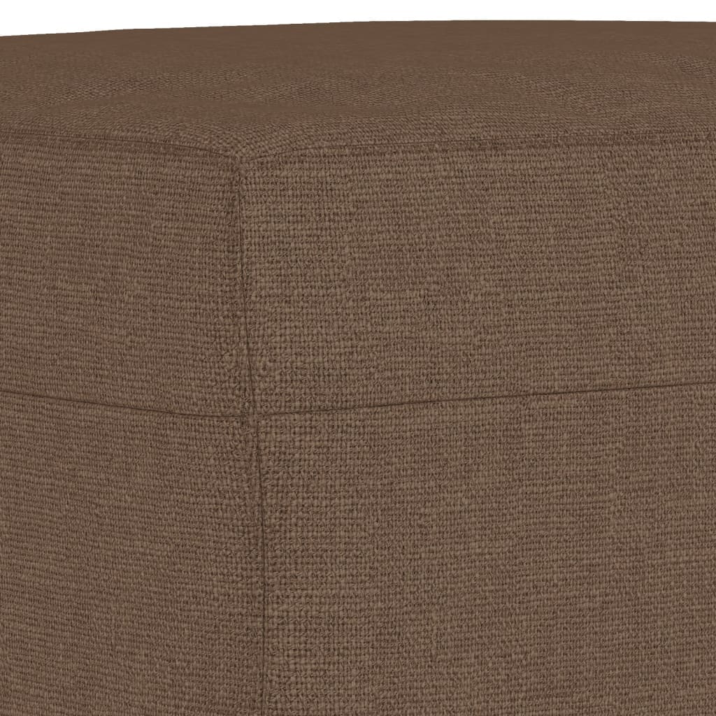 Voetenbank Stof 70 x 55 x 41 cm Bruin