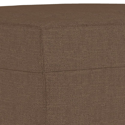Voetenbank Stof 70 x 55 x 41 cm Bruin