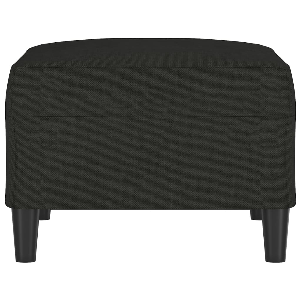Voetenbank Stof 70 x 55 x 41 cm Zwart