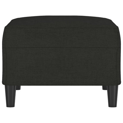 Voetenbank Stof 70 x 55 x 41 cm Zwart