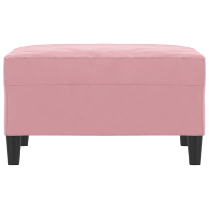 Voetenbank Fluweel 70 x 55 x 41 cm Roze