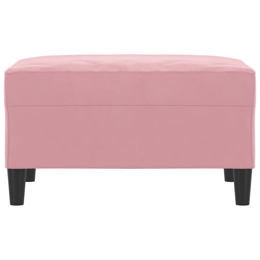 Voetenbank Fluweel 70 x 55 x 41 cm Roze