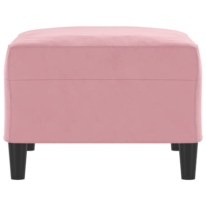 Voetenbank Fluweel 70 x 55 x 41 cm Roze