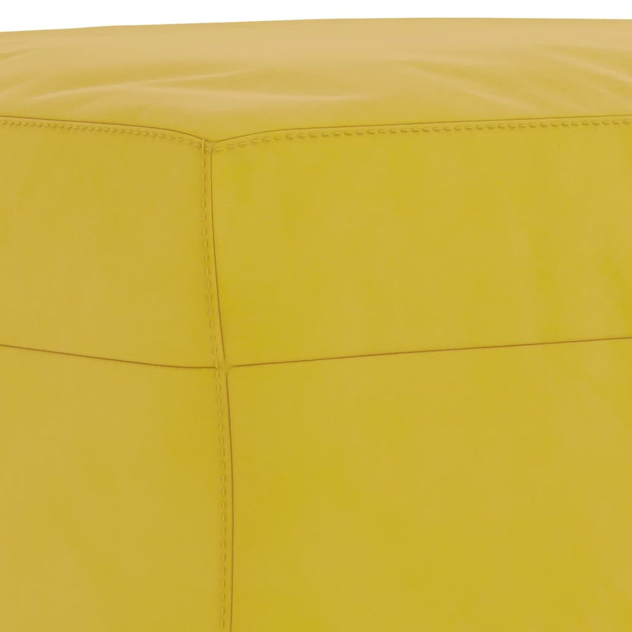 Voetenbank 70X55X41 Cm Fluweel Geel