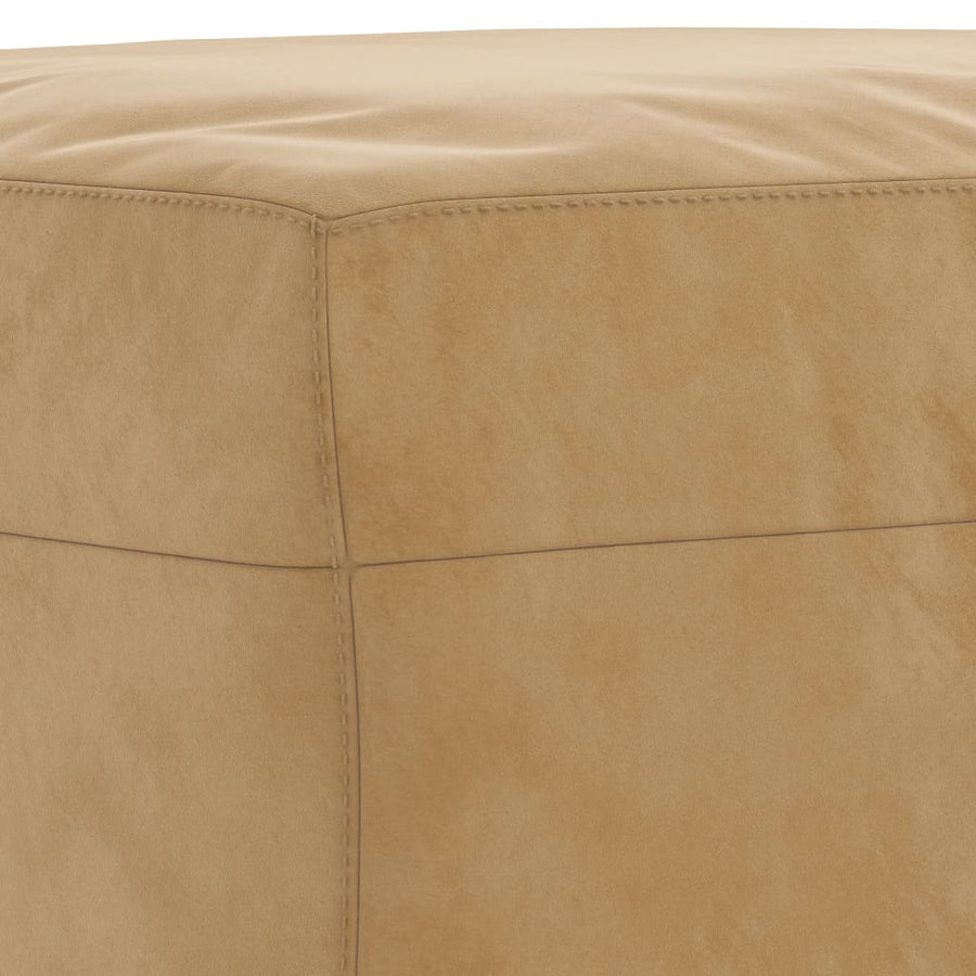 Voetenbank Fluweel 1 70 x 55 x 41 cm Bruin