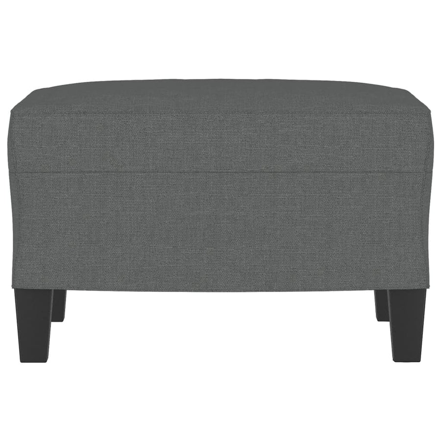 Voetenbank 60X50X41 Cm Stof Donkergrijs
