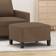 Voetenbank 60x50x41 cm stof bruin