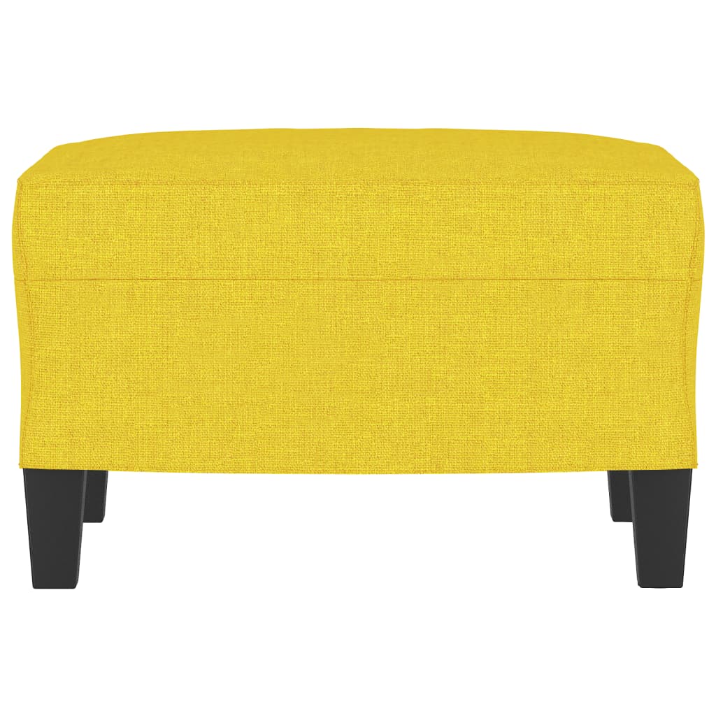 Voetenbank 60X50X41 Cm Stof Geel