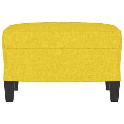 Voetenbank 60X50X41 Cm Stof Geel