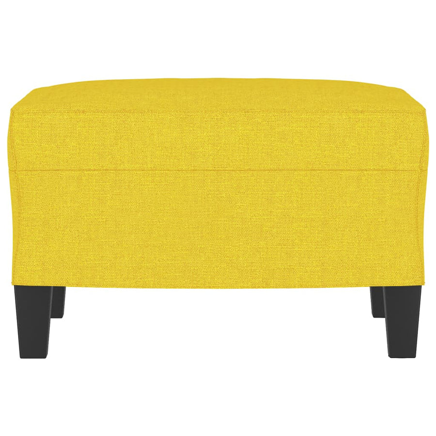 Voetenbank 60X50X41 Cm Stof Geel