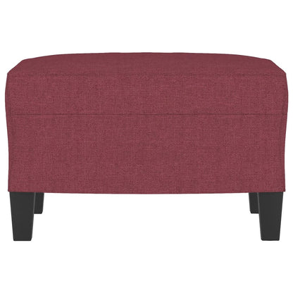 Voetenbank Stof 60 x 50 x 41 cm Wijnrood