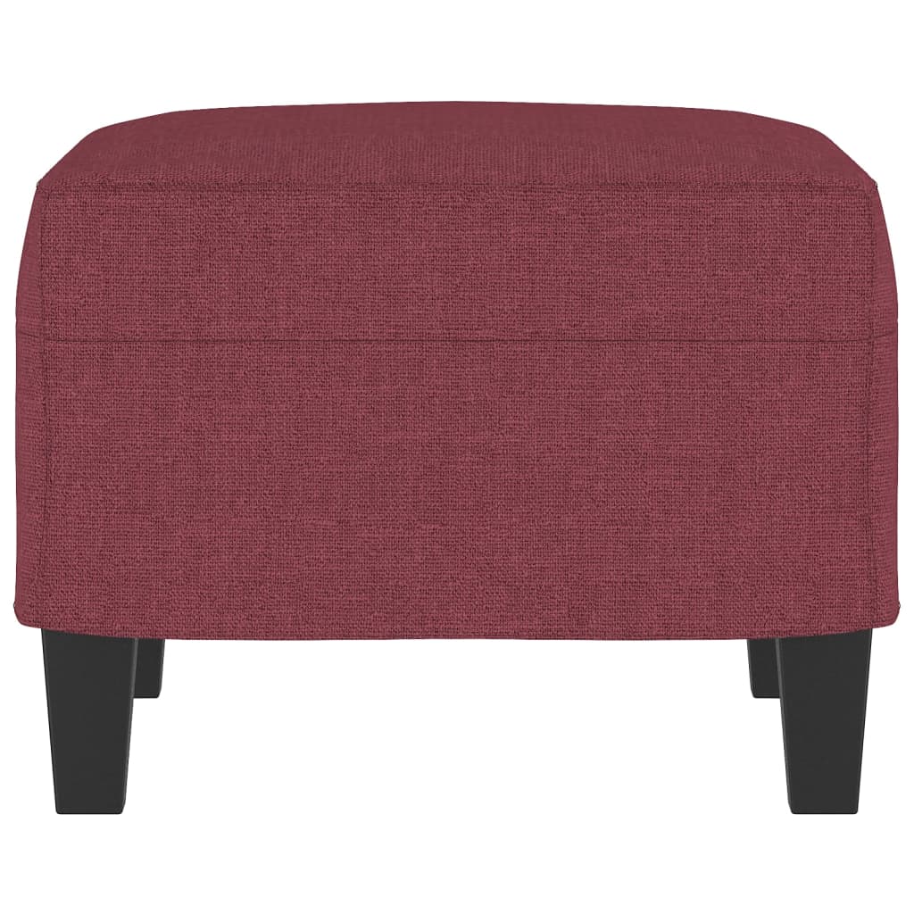 Voetenbank Stof 60 x 50 x 41 cm Wijnrood