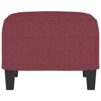 Voetenbank Stof 60 x 50 x 41 cm Wijnrood