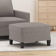 Voetenbank stof 60x50x41 cm taupe