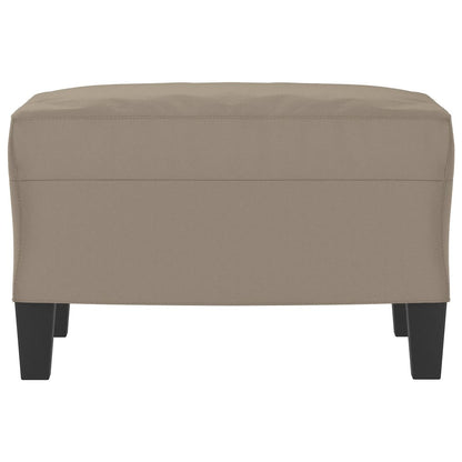 Voetenbank Microvezelstof 60 x 50 x 41 cm Taupe