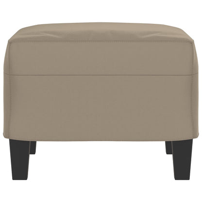 Voetenbank Microvezelstof 60 x 50 x 41 cm Taupe