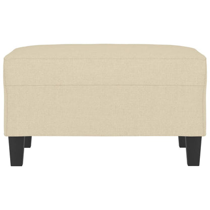 Voetenbank Stof Kleurig 70 x 55 x 41 cm Crème